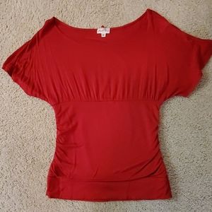 Women's red top- Size M
